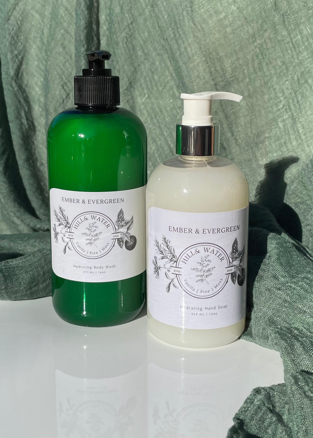 Ember and Evergreen Body Wash