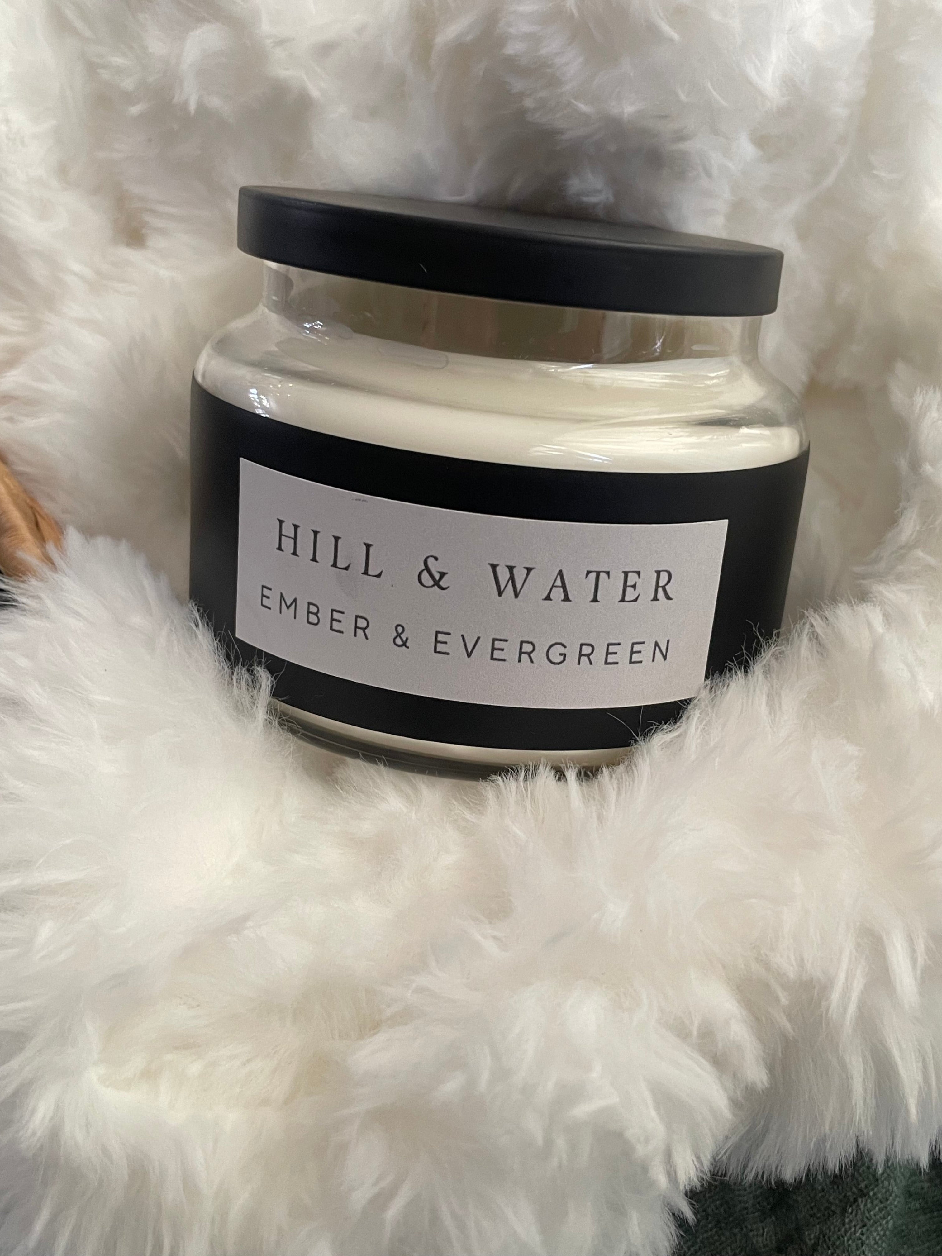 Ember and Evergreen Candle